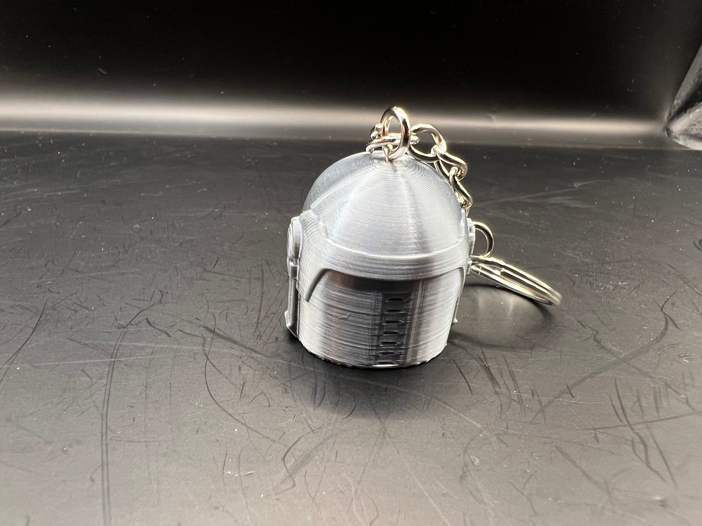 Mandalorian (Male or Female) Helmet Keychain / Charm from Star Wars