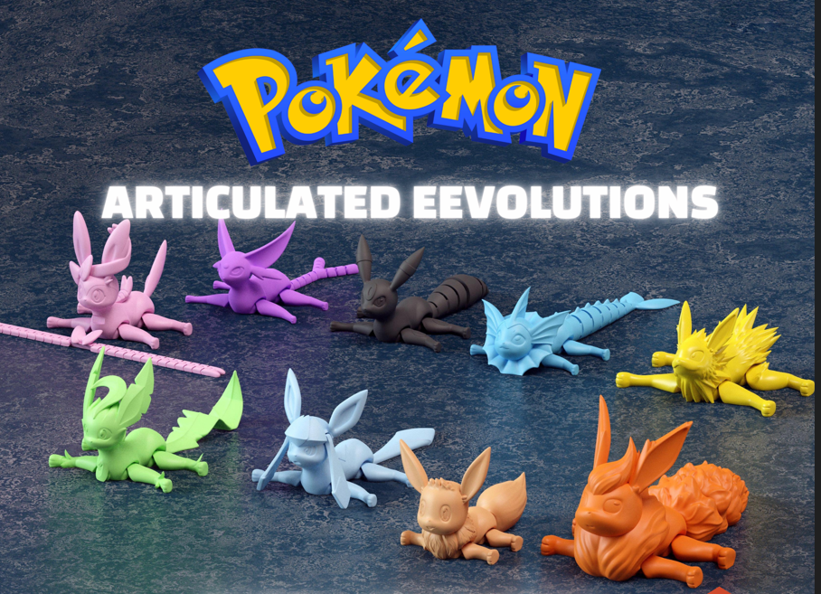 Articulated Eevolutions (9) from Pokemon